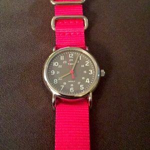 Timex ladies pink watch